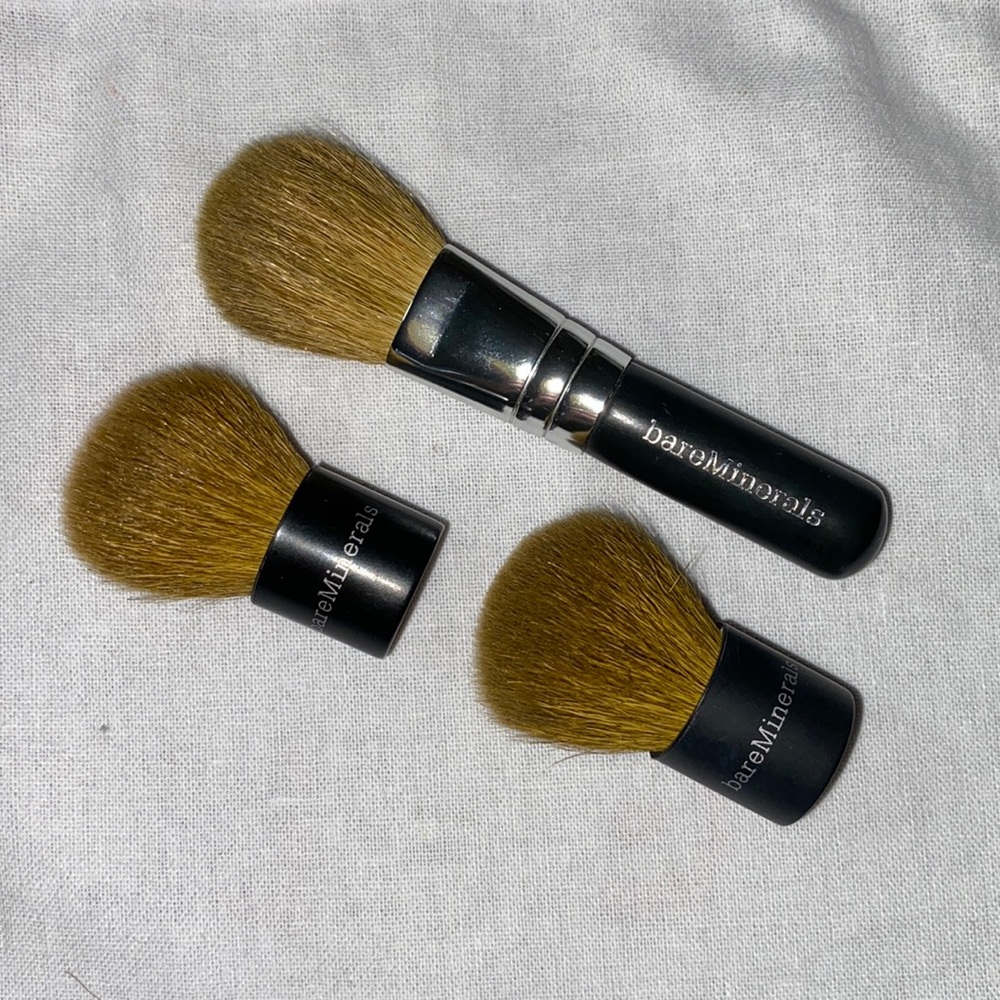 Bare Minerals Mini Makeup Brushes set of three